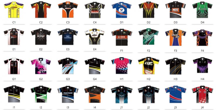 Custom race team shirts