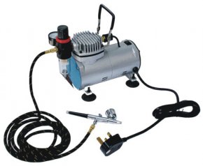 small lightweight airbrushing art compressor