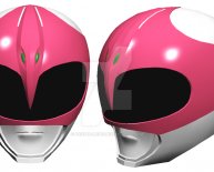 Pink Ranger helmet